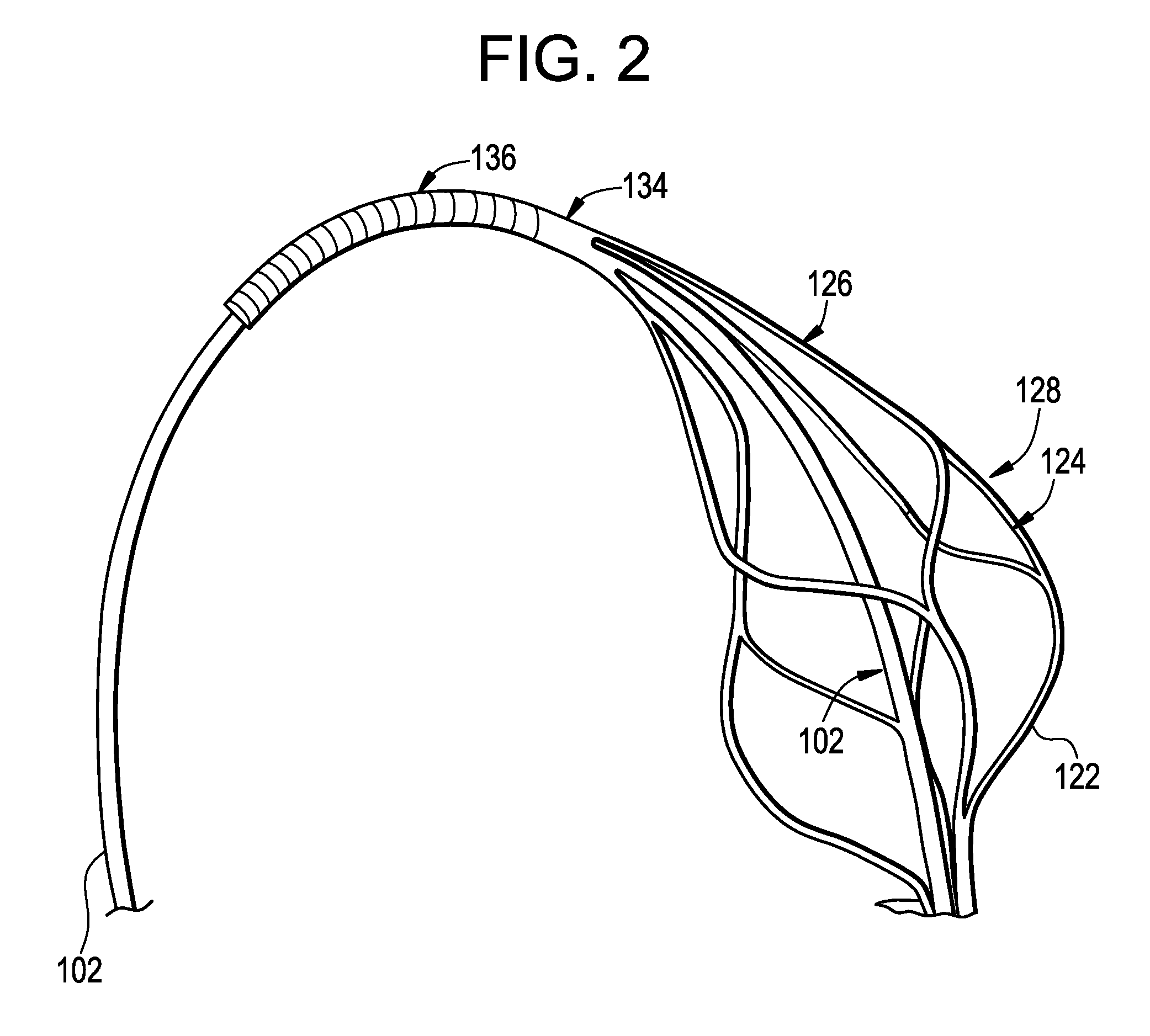 Embolic protection device having a filter frame with integral distal strain relief