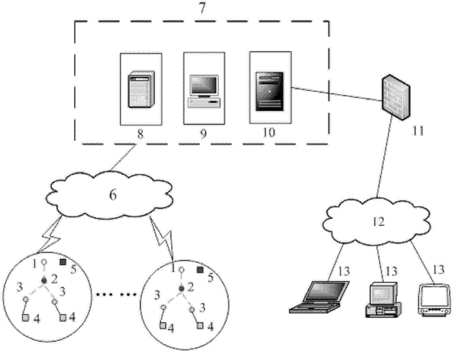 Digitized information system and method for remotely and comprehensively monitoring urban inspection wells