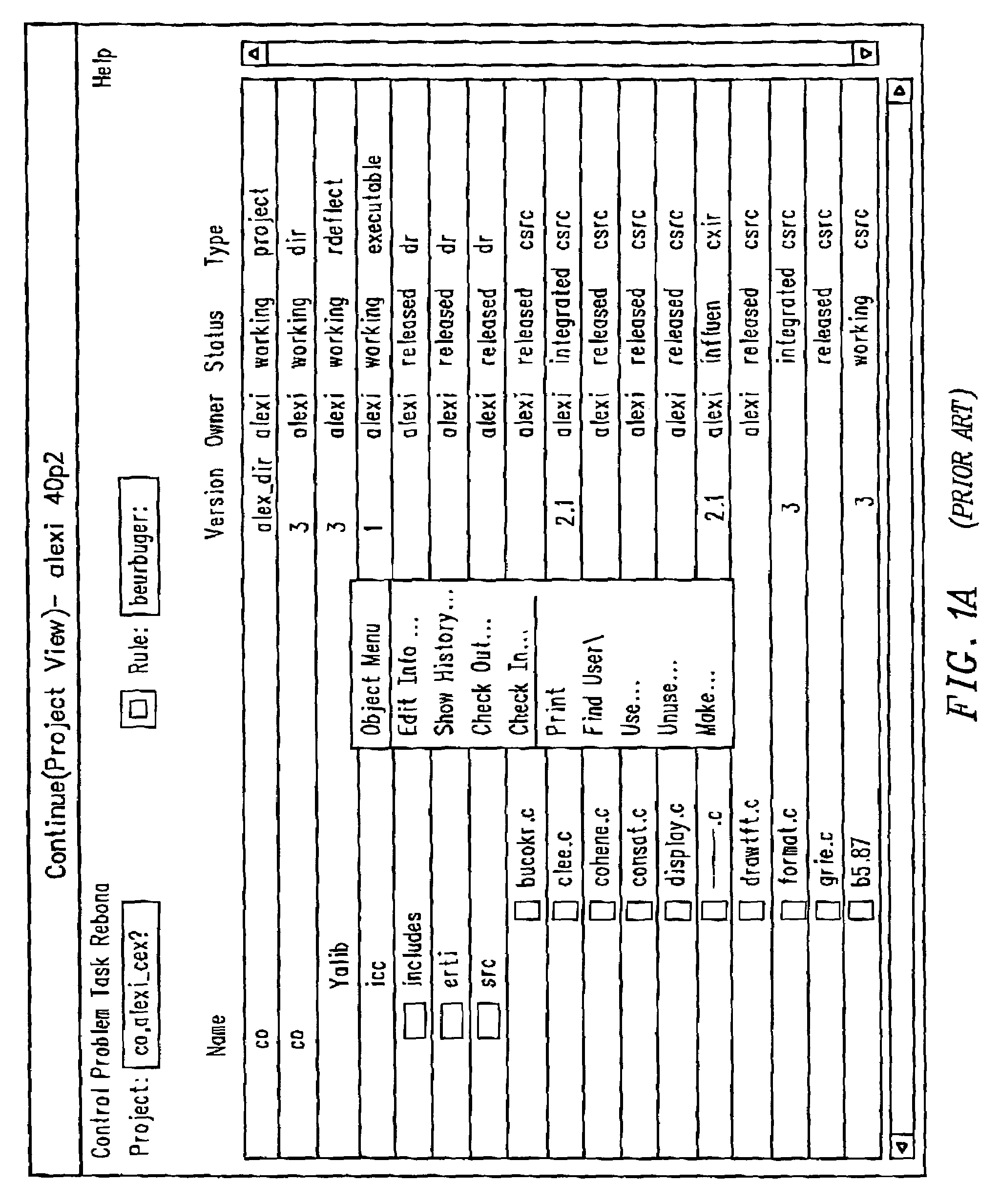 Method and apparatus for interacting with a source code control system