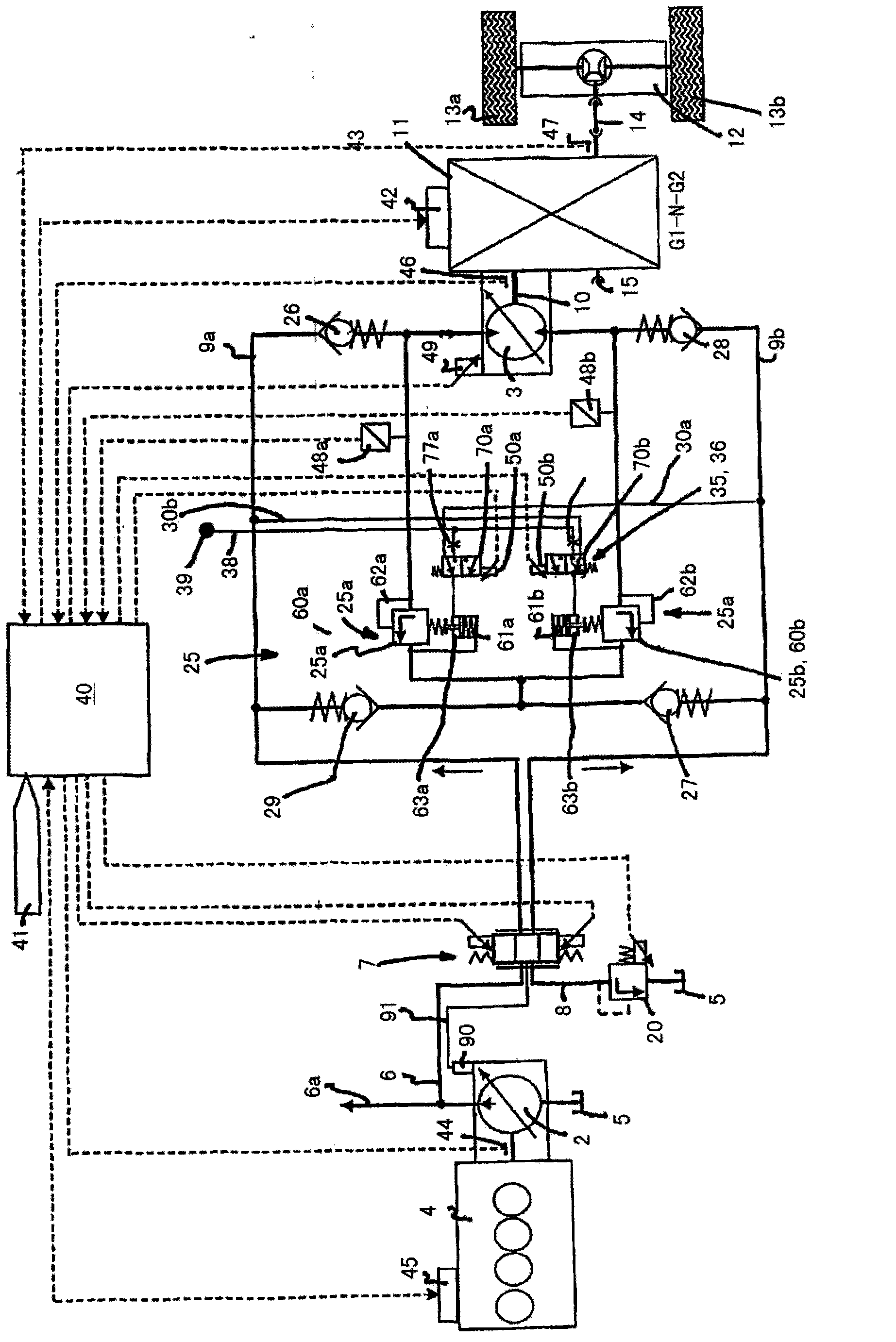 Method for shifting gears of transmission device gear-shifting transmission capable of being switched between at least two transmission levels