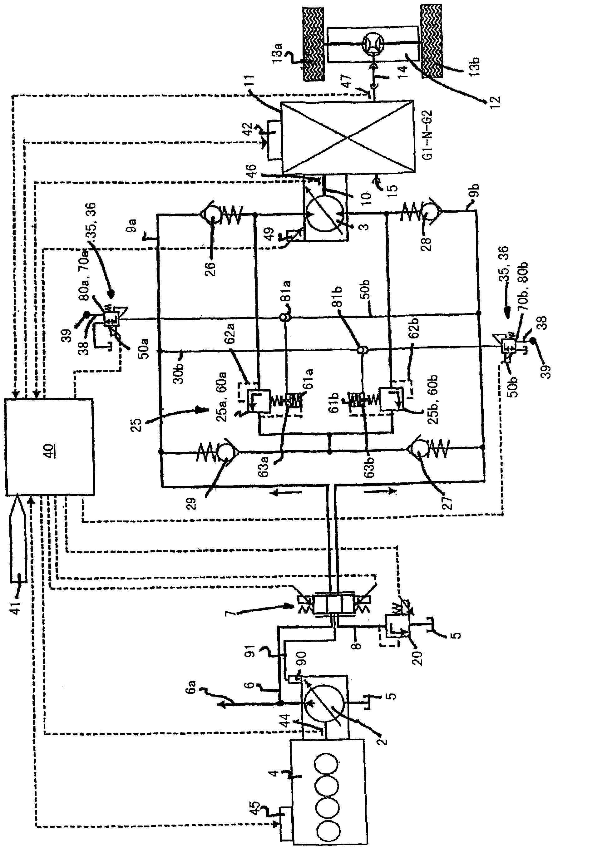 Method for shifting gears of transmission device gear-shifting transmission capable of being switched between at least two transmission levels