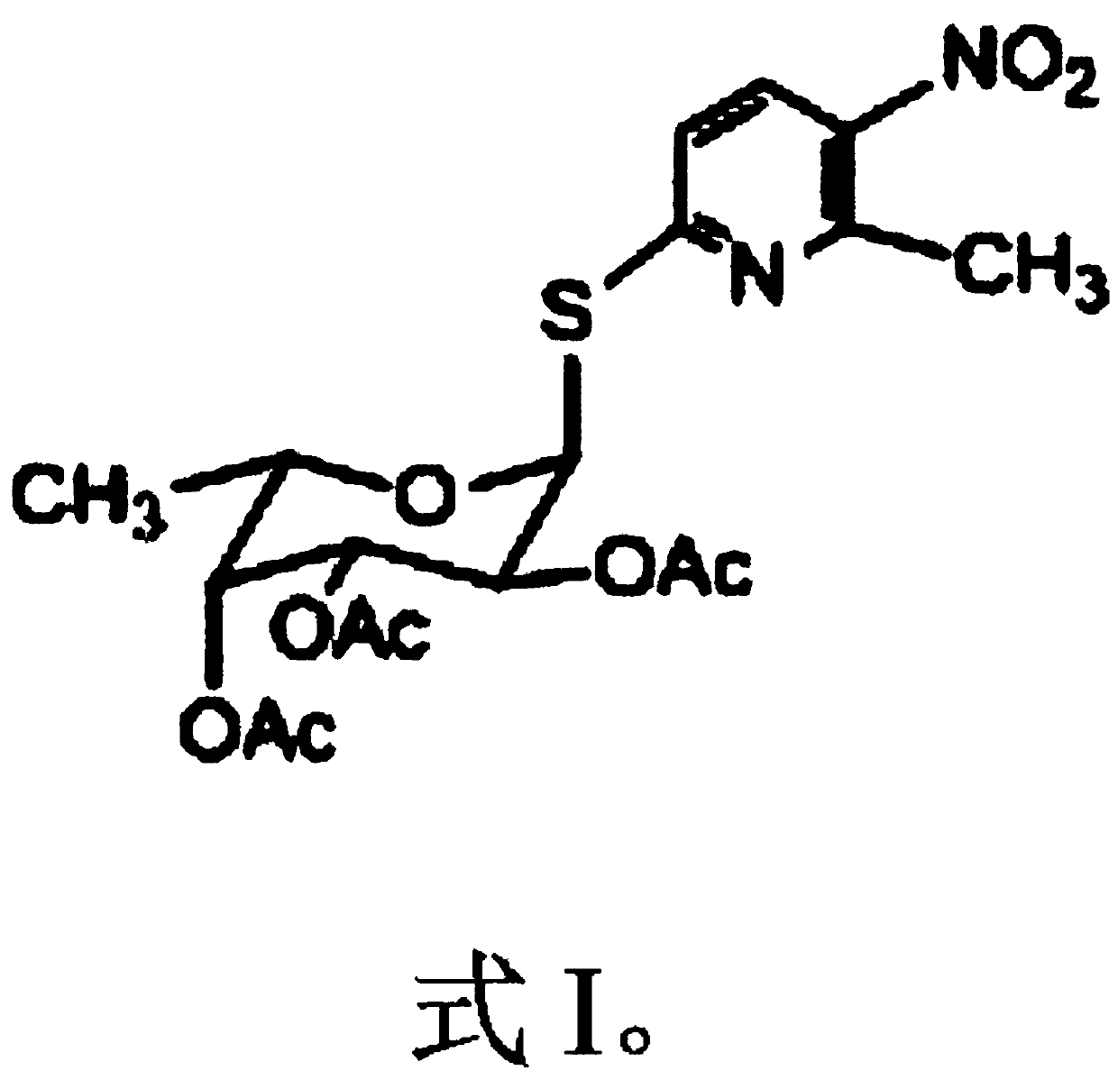 2,3,4-Triacetyl-1-(6methyl-5nitro-2pyridyl)mercapto-α-l-fucopyranoside