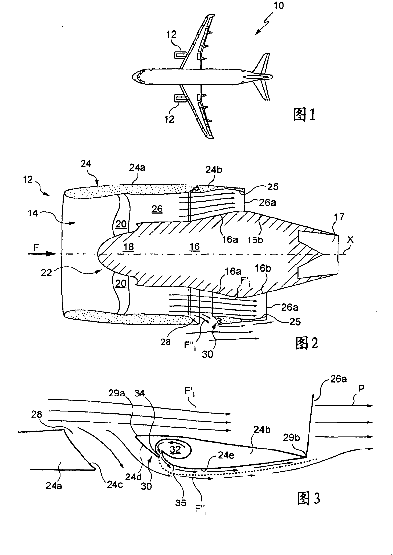 Jet engine nacelle for an aircraft and aircraft comprising such a nacelle