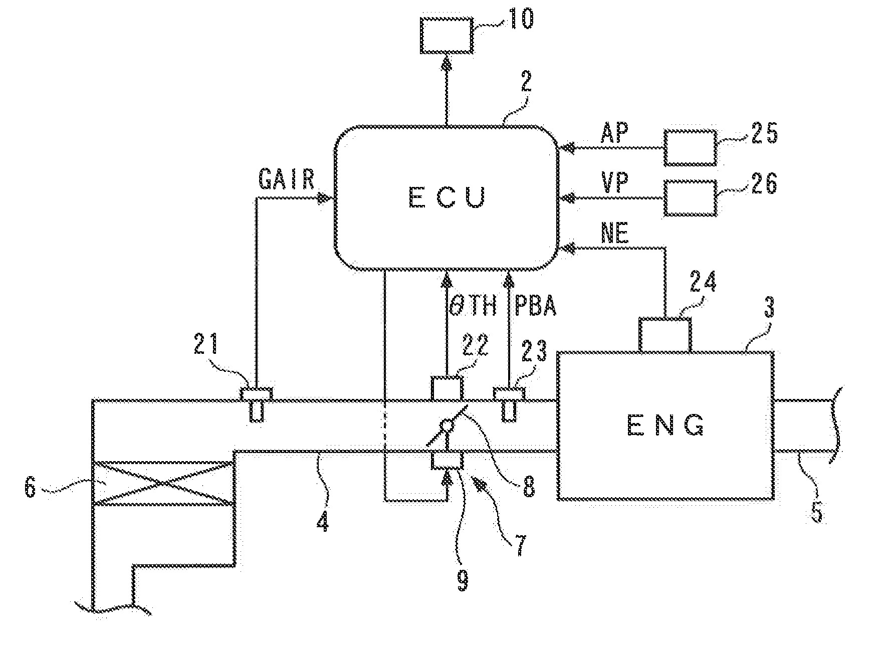 End-of-life estimation device for air cleaner