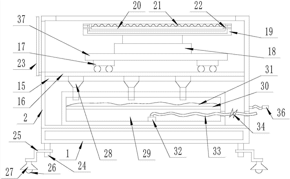 Automatic bearing device for tea cups