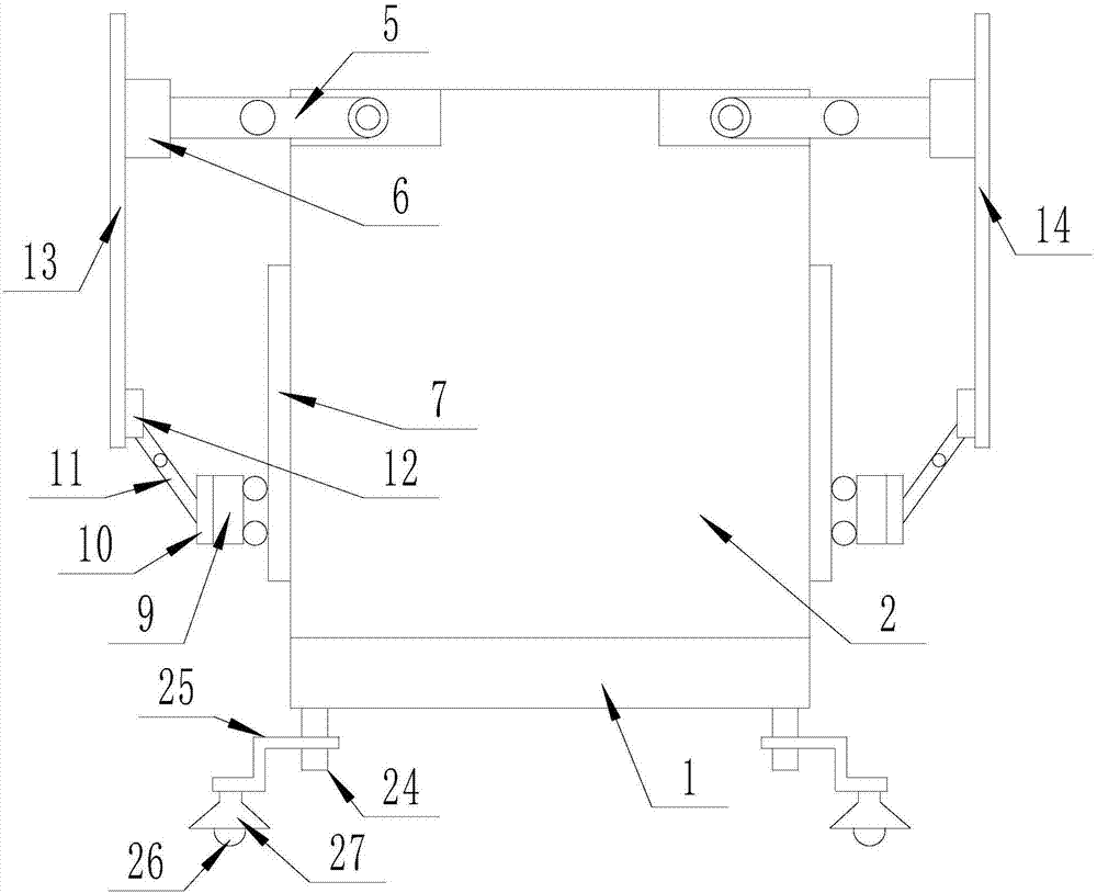 Automatic bearing device for tea cups