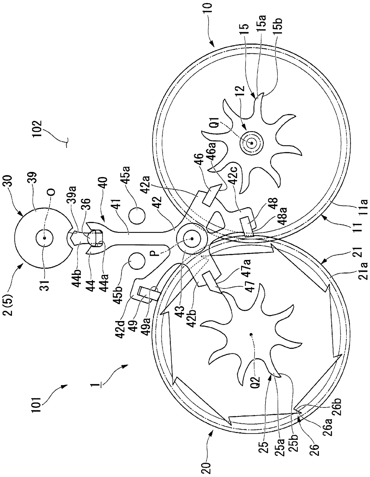 Escapements, watch movements and clocks