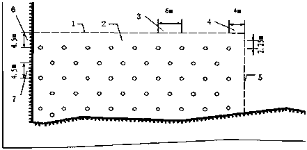 A method for controlling the loss and dilution rate of copper-molybdenum ore