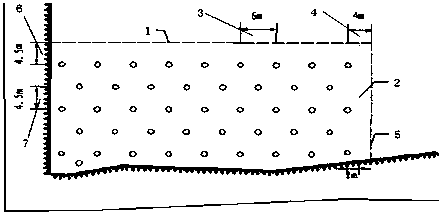 A method for controlling the loss and dilution rate of copper-molybdenum ore