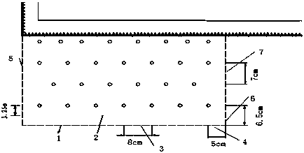 A method for controlling the loss and dilution rate of copper-molybdenum ore