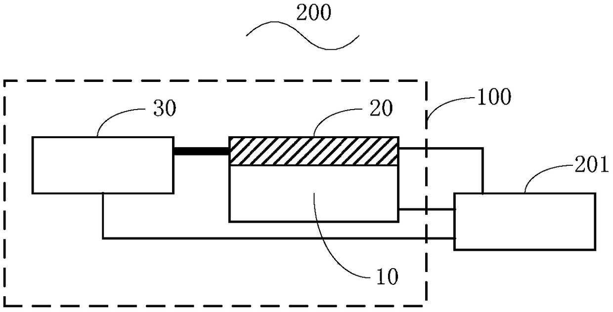 Mobile terminal and flashlight fingerprint identification assembly thereof