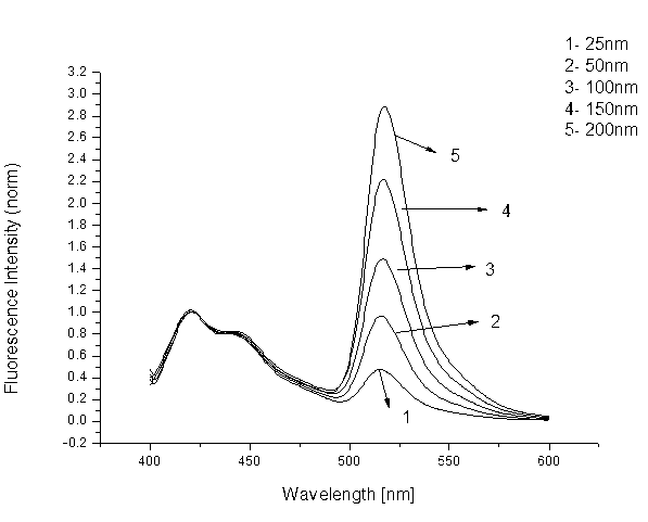 Fluorescent method of 5-hydroxymethylcytosine based on FRET (Forster Resonance Energy Transfer) principle