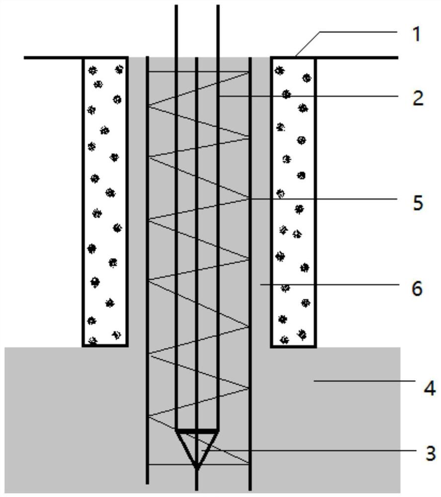 Construction method for enhancing overall stress performance of PHC pipe pile
