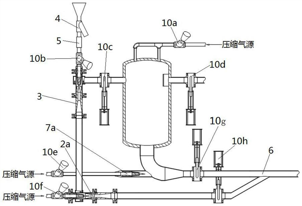 Vacuum residue discharging system