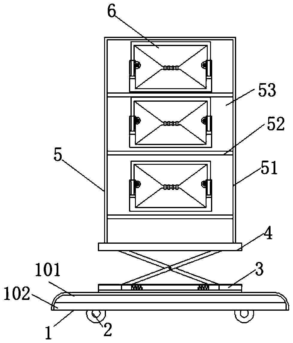 Movable three-dimensional wind power generation device