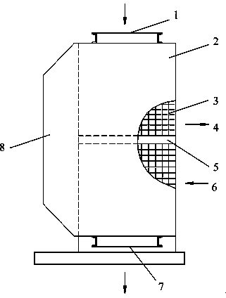 Baffling fin casting plate-type air pre-heater