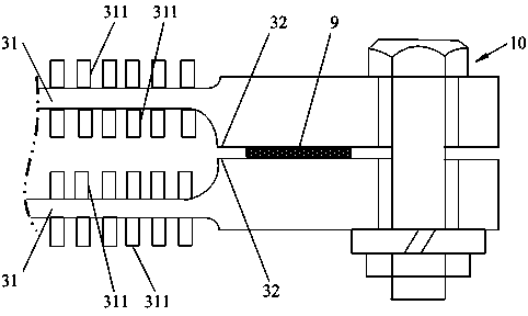 Baffling fin casting plate-type air pre-heater