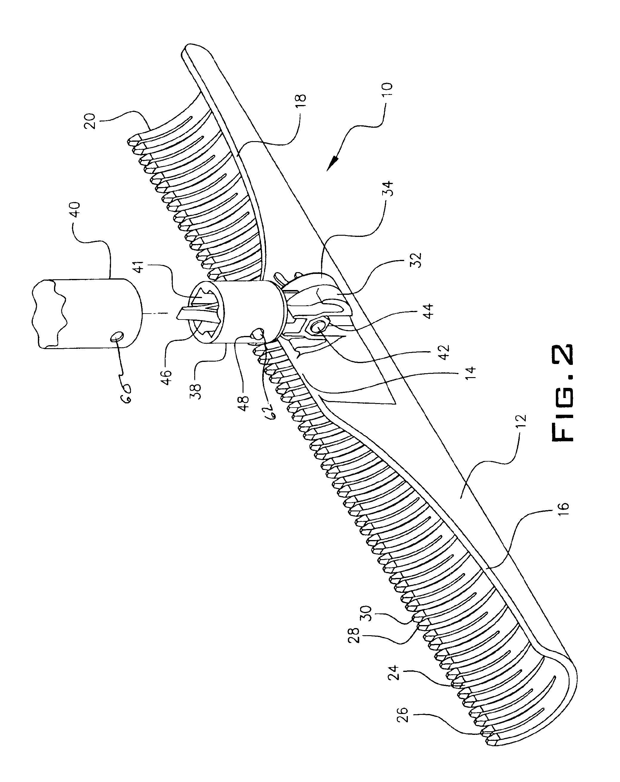 Apparatus and method for removing pine needles from a screen