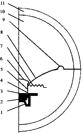 Numerical simulation analysis method for multi-field coupling of loudspeaker