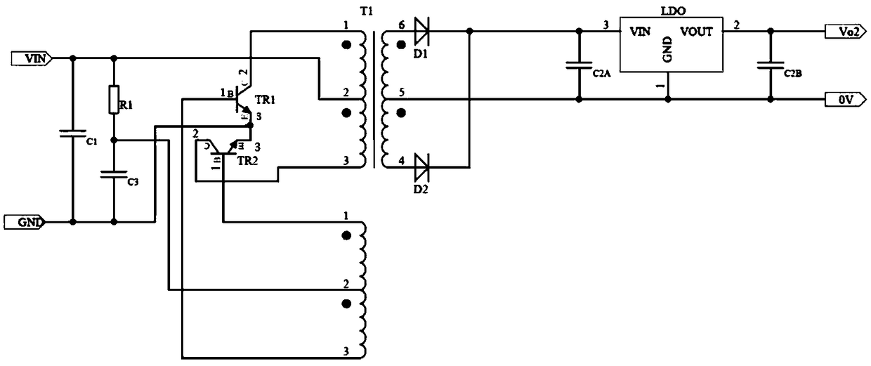 Power supply circuit used for M-BUS (Meter-Bus)