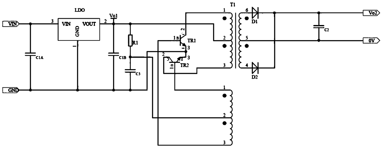 Power supply circuit used for M-BUS (Meter-Bus)