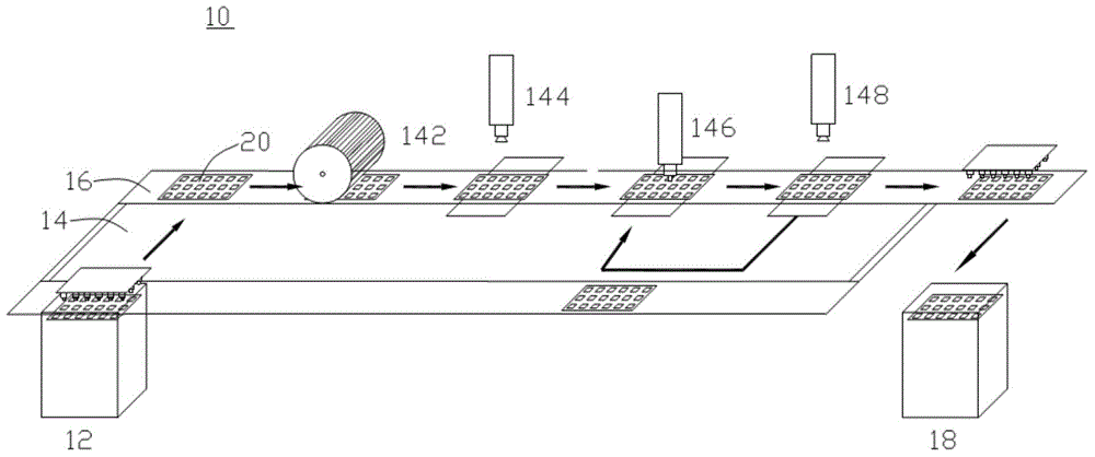 Device and method for clearing integrated circuit package excessive glue