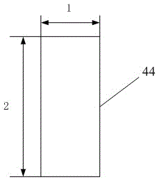 Color filter film, color filter film display unit and array structure thereof