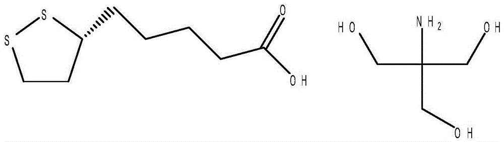 Preparation method of R-lipoic acid tromethamine salt