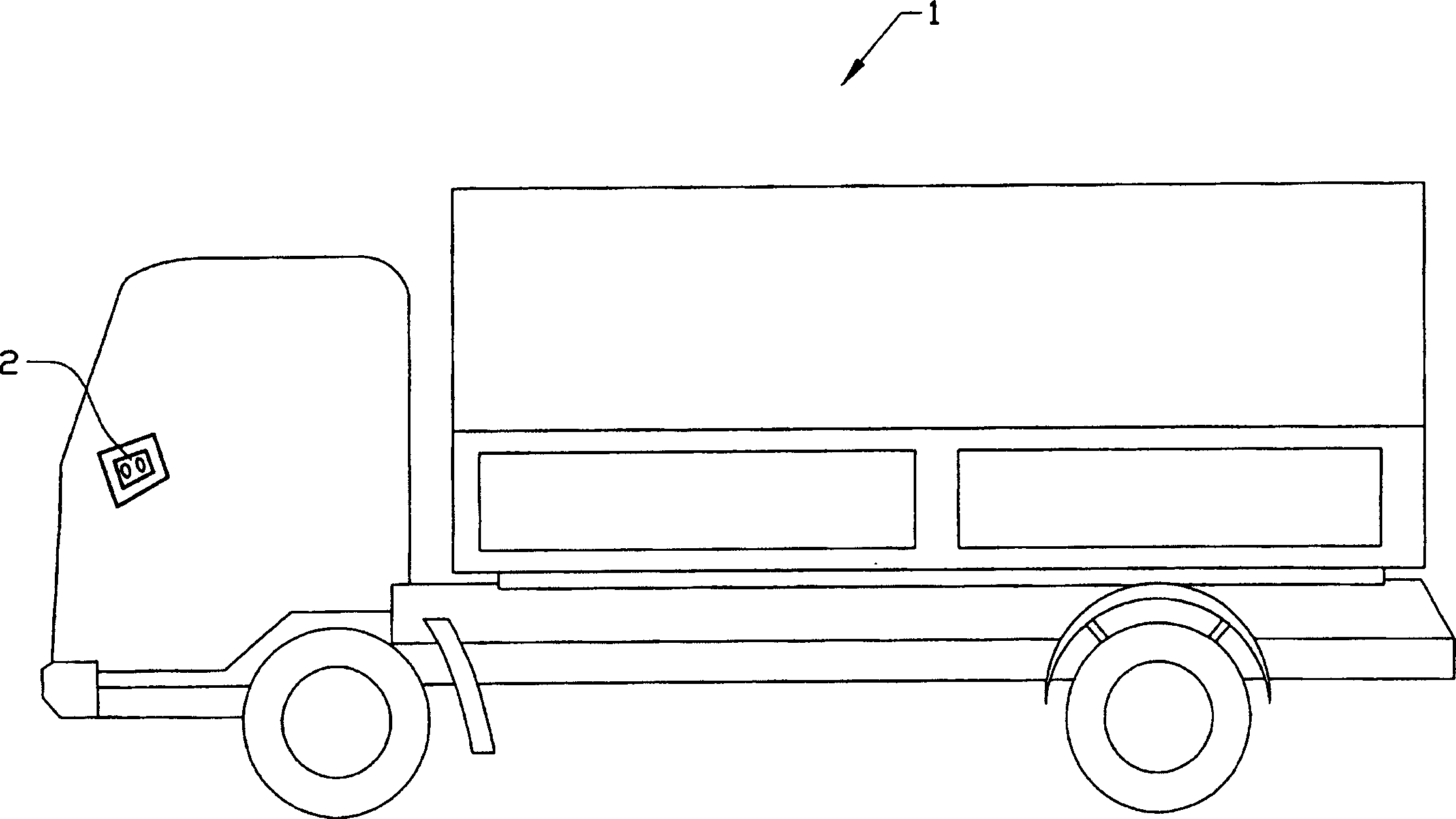 Device for indicating an operational state of a vehicle