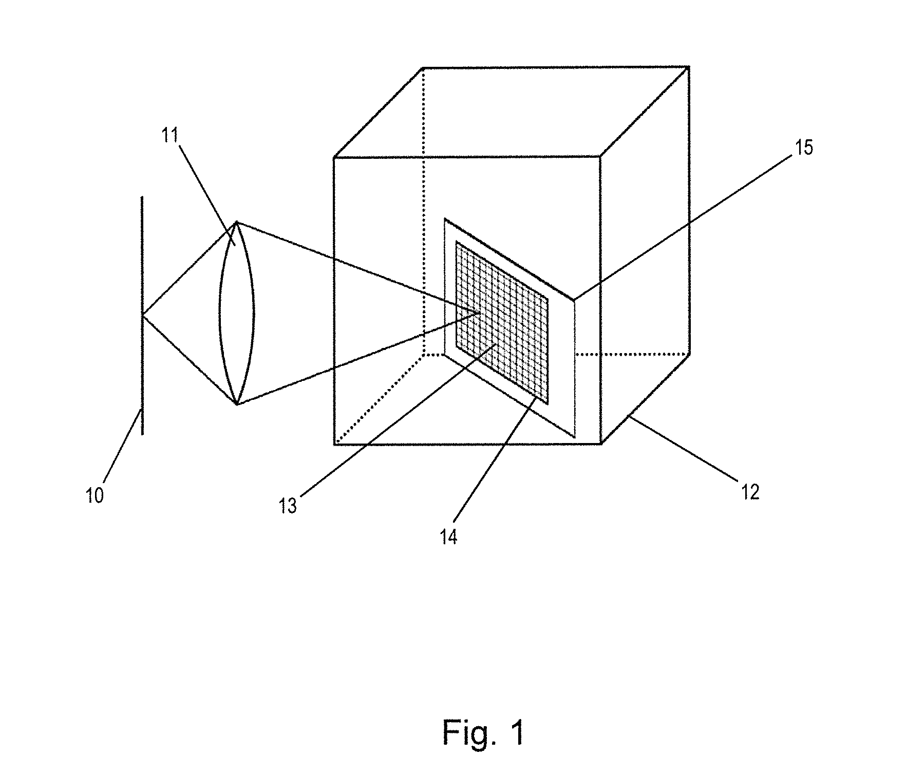 Method to calibrate an optical array, method to display a periodic calibration pattern and a computer program product