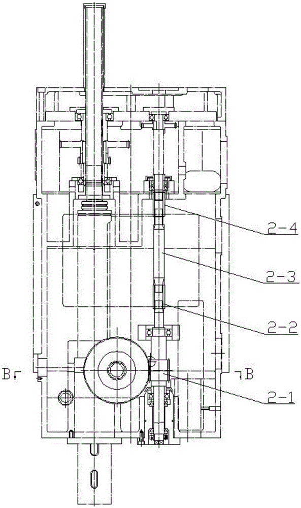 Numerical display type radial drilling machine