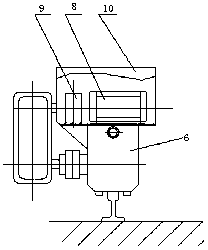 Single beam portal crane