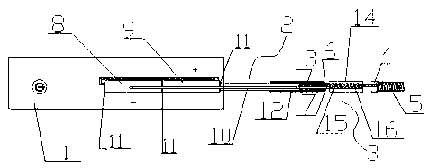 Conveying and releasing device for implant