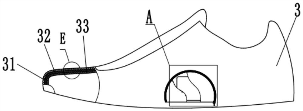 Multifunctional healthy shoe capable of preventing flatfoot ectropion