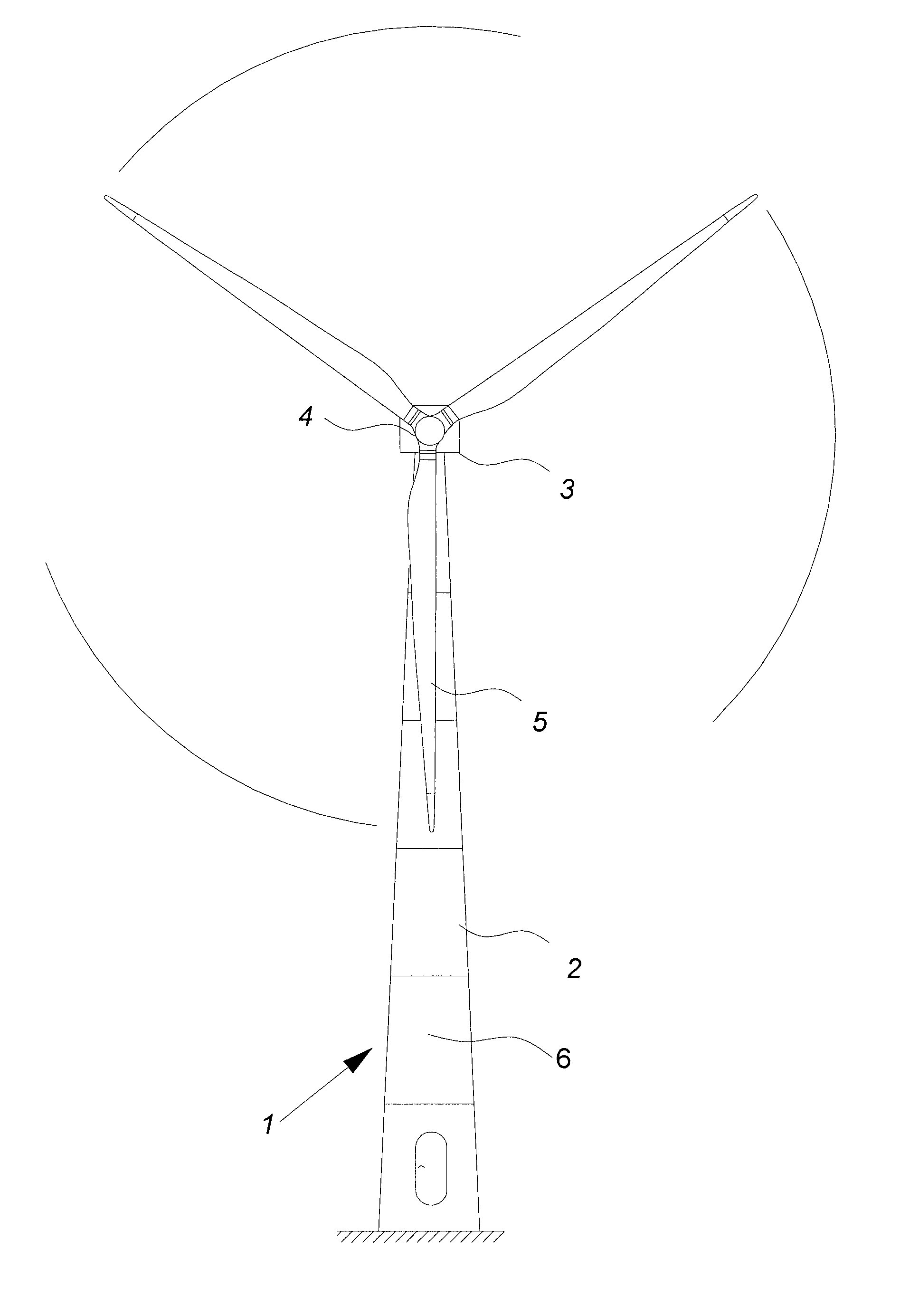 Wind turbine tower, a wind turbine, a wind turbine tower elevator and a method for assembling a wind turbine tower