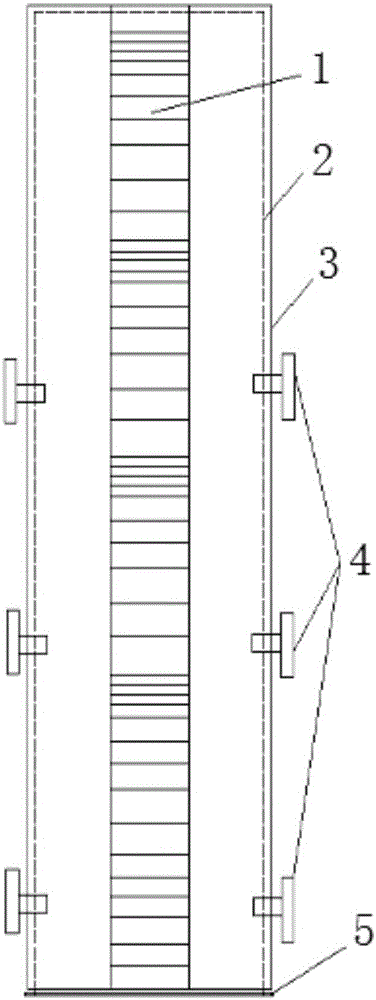 Extension-type invar bar code rod and precise leveling method thereof