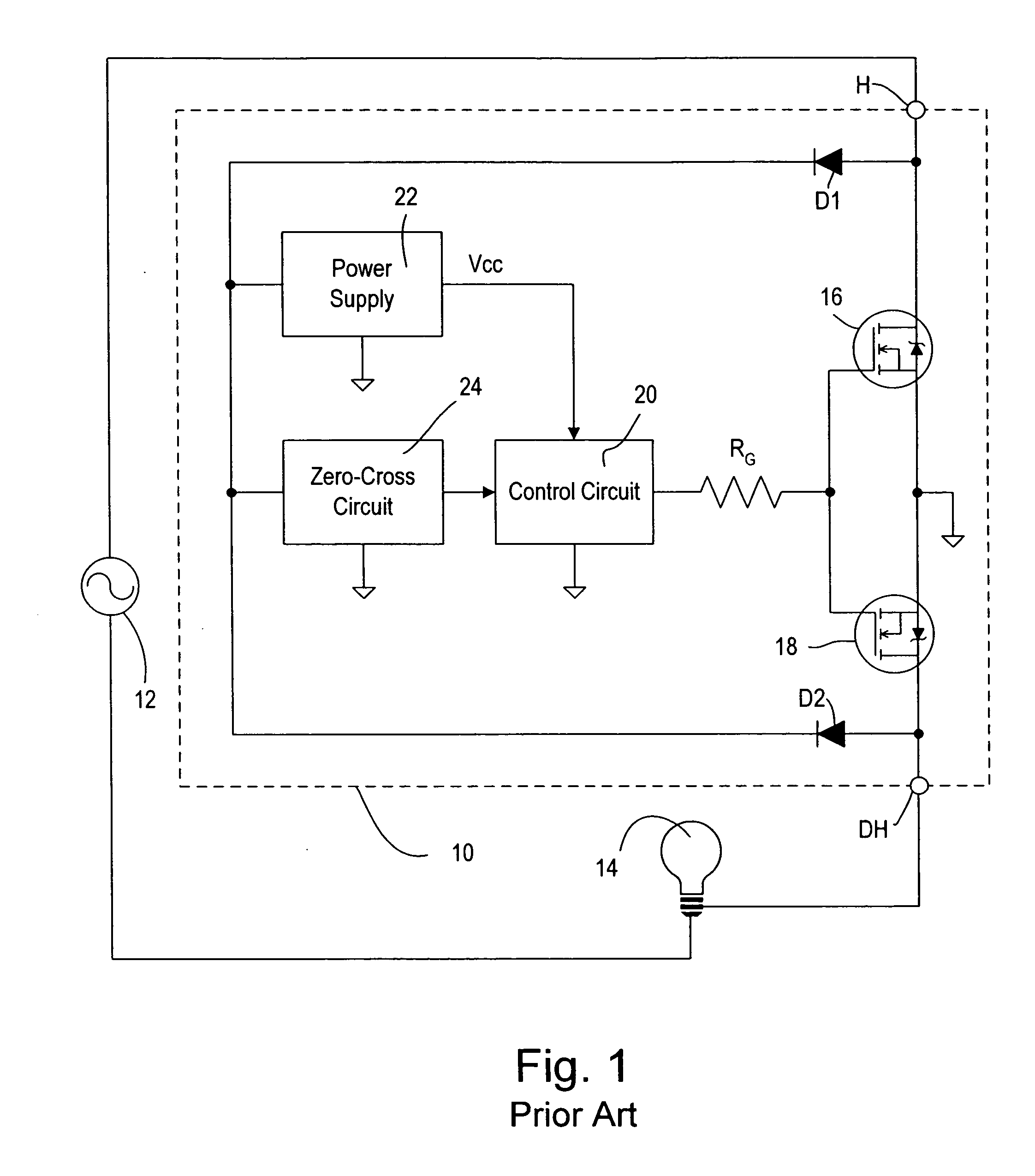 Load control device having a variable drive circuit