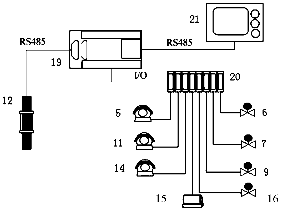 On-line detection device and detection method for denitrification rate of activated sludge