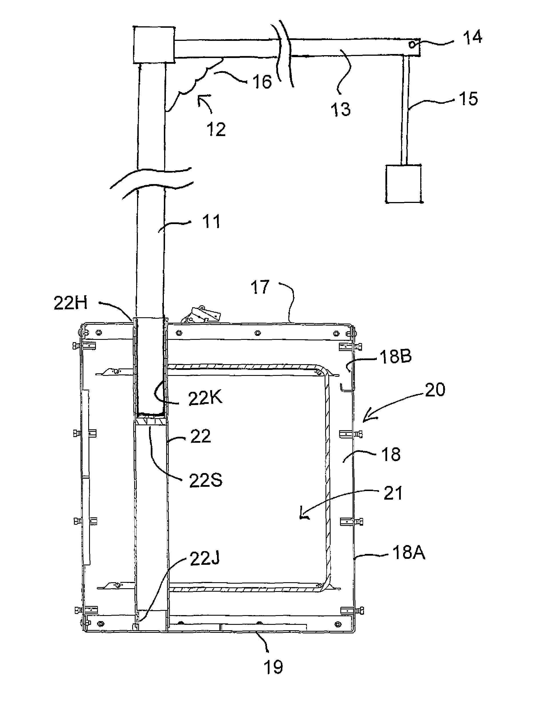 Base for supporting an upstanding mast