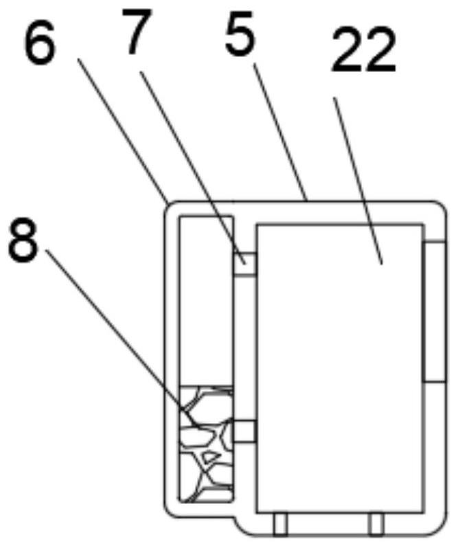 Hardware machining surface blank surface cleaning and deoiling device