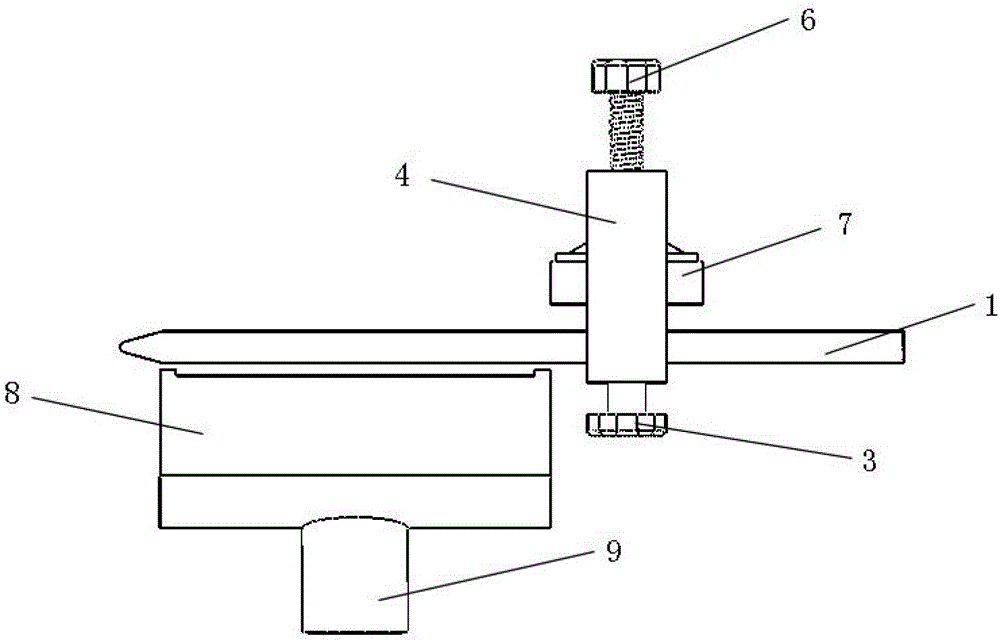 A magnetic core surface burr wiping device