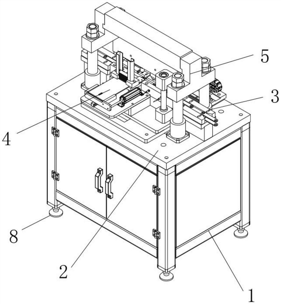 Universal press-fitting platform press-fitting mechanism