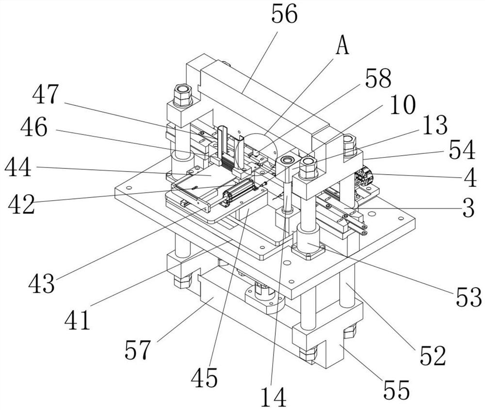 Universal press-fitting platform press-fitting mechanism