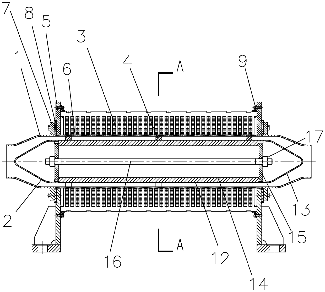 Electromagnetic pump structure