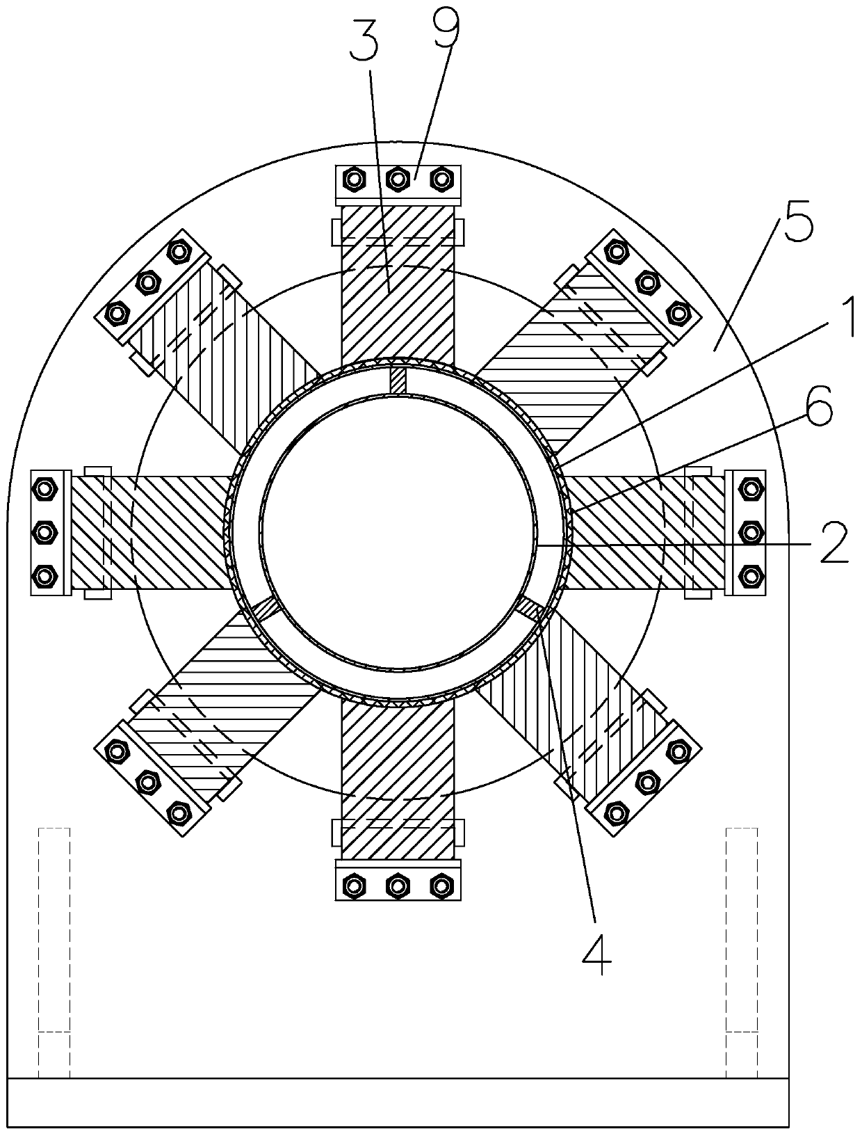 Electromagnetic pump structure