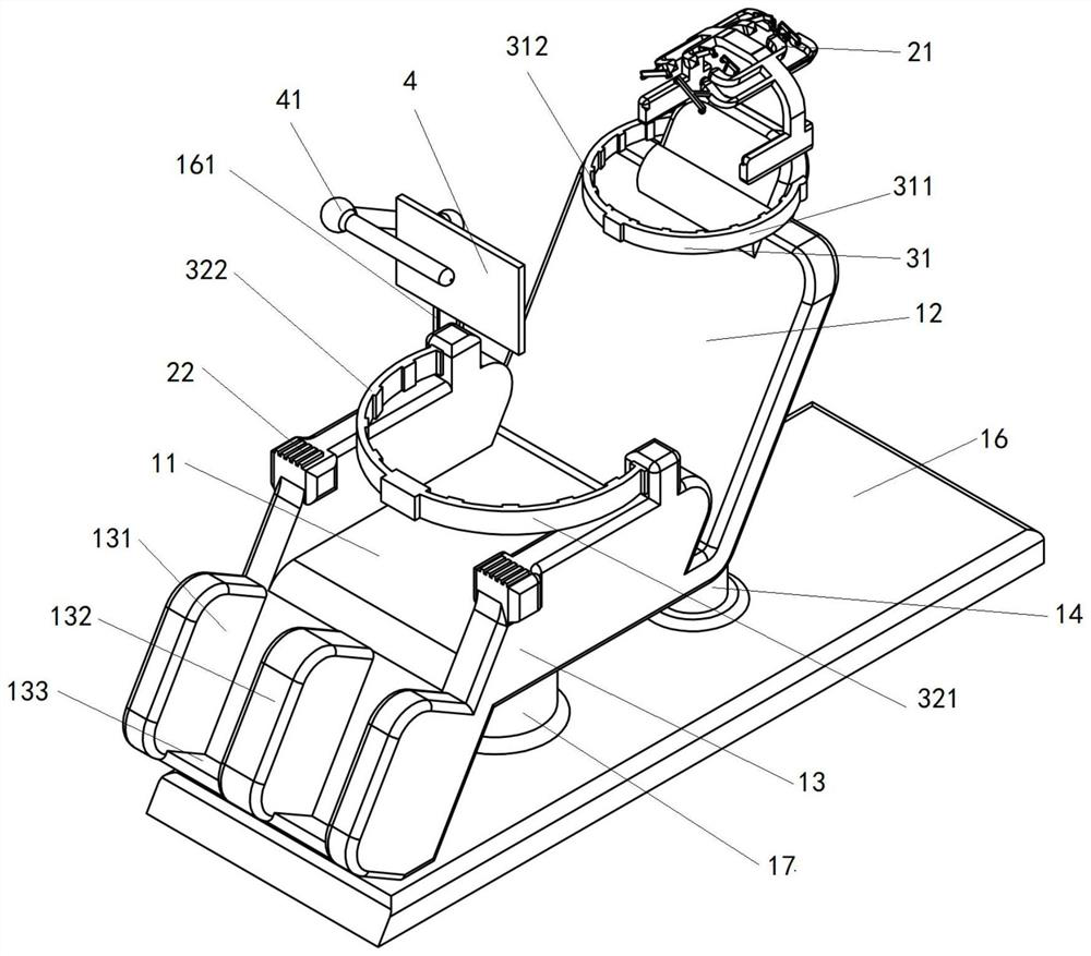 Multifunctional music chair for leisure of pregnant woman