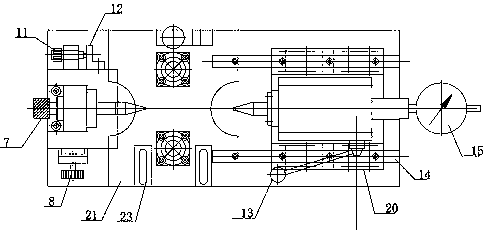 Universal disk type gear M value detecting device