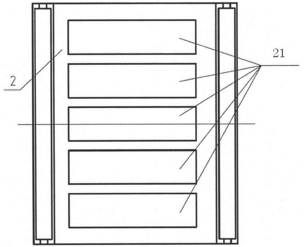 A pipe row preheating device