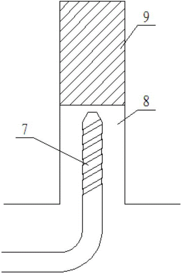 Blocking method for blastholes of underground blasting projects and stemming injection machine