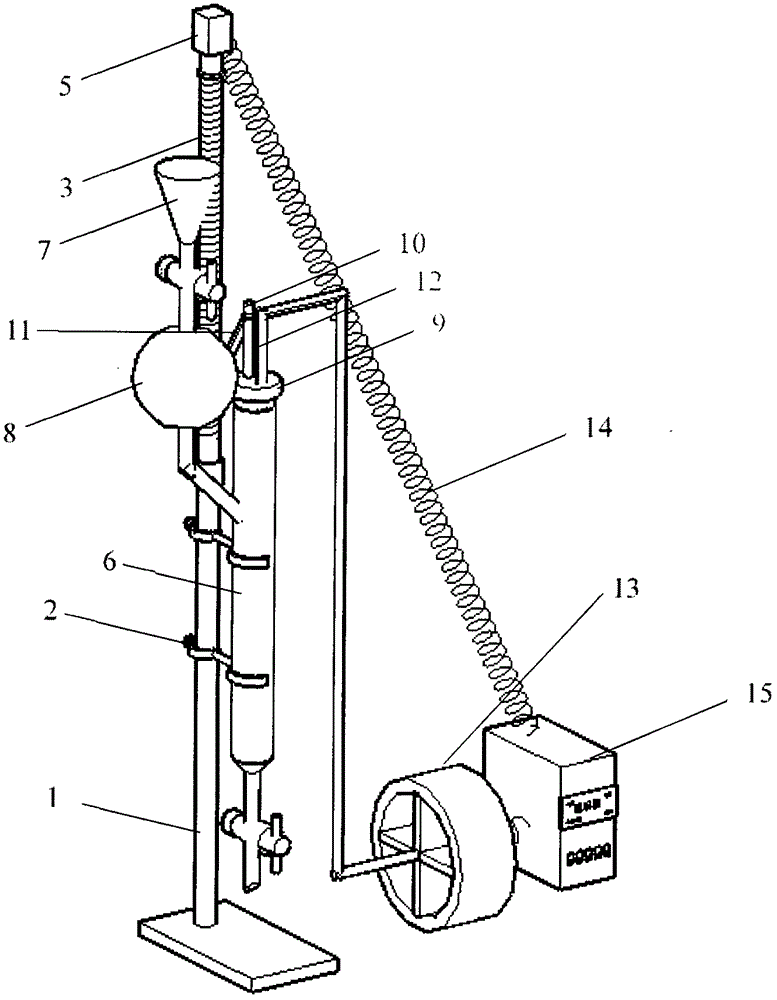 Pressurizing/depressurizing dual-purpose operating console type chromatographic column